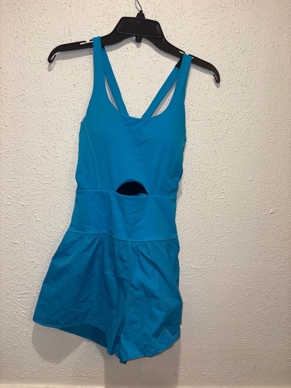 Wenlia  athletica Bright Blue Girls' One-Piece Active Romper